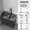 Fregadero de Cocina de Acero Inoxidable con Gabinete Integrado, Fregadero para Lavar Platos para Viviendas de Alquiler, Gabinete Sencillo de Madera Maciza con Fregadero Simple o Doble