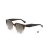 Nuevas gafas de sol de moda europeas y americanas estilo ojo de gato, gafas de sol de moda para exteriores elegantes y únicas con un toque de alta gama, protección solar y diseño versátil
