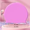 En stock gorro de natación de silicona transfronterizo aumenta 55 gramos de protección auditiva impermeable unisex gorro de natación de color sólido se puede personalizar LOGOTIPO