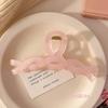 Atacado Coreano Menina Rosa Grabber Feminino Grande Cabeça Traseira Grampo de Cabelo Novo Doce Menina Bonito Tubarão Clipe Headwear