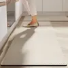 Amazon Alfombrilla de Cocina Coreana Simple Absorbente Antideslizante Diatomeas Felpudo de Entrada Rayado Fácil Cuidado