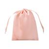 Bolsa de almacenamiento de seda artificial doble cordón DIY patrón bolsa con cordón en stock bolsa de viaje de poliéster satinado elástico brillante