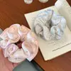 La Sensación del Primer Amor es Abrumadora: Gomas para el pelo florales rosas y azules para mujer, Nuevas ligas para el pelo de primavera, Suaves accesorios para el pelo para el día a día