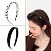 Nova faixa de cabelo da Amazon com 1,8 cm de largura, com toque de alta qualidade, estampa de leopardo, adequada para mulheres usarem ao lavar o rosto, faixa de cabelo antiderrapante feita de material de PC
