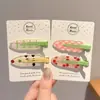 Pinzas para el pelo de frutas de dibujos animados para niñas pequeñas, Pasadores para flequillo delantero, Pinzas Bb para niños, Pinzas laterales para bebé, Diseño sin costuras