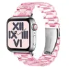 Adequado para Pulseira de Relógio Apple iWatch Pc, Pulseira de Relógio Samsung Xiaomi, Pulseira de Relógio Universal 22mm Gelo Transparente Três Contas