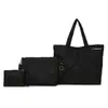 Bolsa de Yoga Ligera con Bordado de Moda Set de Tres Piezas Práctica Bolsa de Hombro para Viajes de Negocios Bolsa Ligera Casual Deportiva para Fitness