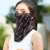Toalla Facial Protector Solar para Exteriores Verano Ciclismo Máscara Colgante de Orejas Bo Máscara de Seda de Hielo Velo Unisex de Una Pieza