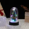 Enfeites de Mesa Árvore de Natal Transfronteiriça Luz Noturna Luminosa Tampa de Vidro Decorativa Presente de Natal Artificial Alto
