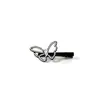 Diseño Original Moda Estilo Coreano Pinza para el Cabello Hueca de Mariposa con Pedrería, Clip Lateral de Lujo Ligero de Gama Alta para el Cabello, Accesorio para el Cabello para Mujeres