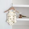 Wrap Sling de Verão para Bebê Estilo Coreano Roupas de Pum Triângulo Roupas de Escalada Hassel Bebê Menino e Menina Colete Pequeno Sem Mangas Macacão Tudo-em-Um