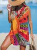 Vestido de venta caliente transfronterizo 2025 nuevo para mujer sin mangas cuello en V impresión digital 3D vestido sexy estilo europeo y americano