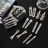 Pinza para el Cabello de Plata de Alta Gama Estilo Ins para Mujer, Pinza Lateral para Flequillo y Mechones de Cabello, Nuevo Accesorio para el Cabello