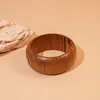 Nuevo Estilo Chino Retro Literario Pulsera de Madera Simple Moda Versátil Pulsera Personalizada Tendencia Diseño Joyería