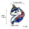 Patches Lantejoulas de Animais Bordados em Computador Tamanho Grande para Pavão, Unicórnio, Borboleta Jaquetas Puffer, Patches DIY Feitos à Mão