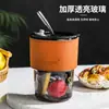 Nuevo Celebridad de Internet Taza de Slub de Alto Valor de Color con Ventosa y Tapa Vaso de Agua Portátil Vaso para Beber Estudiante