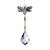 Iluminação com pingente de cristal série Abelha Contas pontudas Folha de Bordo Ornamentos coloridos DIY Cortina de contas para casamento Suprimento para Festival da Abelha