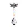 Joyería Temática de Animales, Bolas de Luz Decorativas, Colgantes de Ángeles, Ángeles Abeja, Colgantes de Cristal de Calavera en Forma de Corazón, Suministro Transfronterizo
