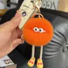 Lindo Conejo Rex de Imitación con Piernas Largas, Colgante Llavero de Coche Bola de Carbón Pequeña, Colgante de Peluche para Bolso, Muñeco de Regalo
