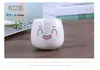 Maceta sencilla de cerámica con expresión de dibujos animados, maceta de gres para suculentas, planta en maceta creativa retro de escritorio