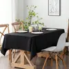 Mantel Negro Clásico con Bordes en Relieve, Decoración Sencilla y Elegante, Adecuado para Decoraciones Festivas y Uso Doméstico