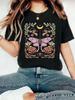 Amazon eBay Nova Moda Manga Curta Estampa Borboleta Verão Tendência Europeia e Americana Camiseta Feminina Top Feminino em estoque