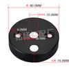 Chassi de disco de fornecimento direto da fábrica acessórios de iluminação de hardware de disco de borda reta placa de teto Assento com placa de suspensão