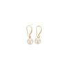 Pendientes Dorados de Moda, Lujo Ligero y Sensación de Alta Gama, Estilo Nuevo, Pendientes Simples y Versátiles, Pendientes de Perlas para Otoño e Invierno