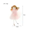 Producto Nuevo Más Vendido Transfronterizo Muñeca Ángel Colgante de Felpa Decoración de Árbol de Navidad Niña Pequeña