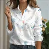 Cardigan de punto para mujer con estampado digital 3D de moda, manga larga, transfronterizo, de Aliexpress, europeo y americano