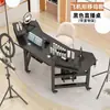 Mesa de Transmissão ao Vivo Mesa para Computador Móvel Mesa de Competição Mesa para Sala de Transmissão ao Vivo de Âncora Bancada de Trabalho com Display Rotativo