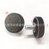 26mm1/4 pulgada galvanizado diente redondo grano recto nailon plástico cabeza de goma tornillo de mano manija perno tornillo