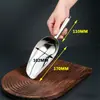 Pala de hielo de acero inoxidable pala para harina pala para arroz excavador de harina cucharón de harina pala para granos cereales para el hogar té