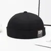 Nuevo Gorro sin Visera de Tela Estilo Comercio Exterior, Gorro de Propietario Moda Callejera Hip-Hop Coreano, Gorro Versátil Casual sin Visera