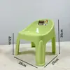 Nueva Silla Infantil Engrosada con Respaldo para Jardín de Infancia, Taburete de Baño para Adultos, Silla de Comedor Antideslizante para el Hogar