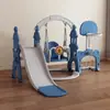 Juego de Columpios y Tobogán Infantil al por Mayor para Uso en Casa, Piscina de Bolas Oceánica para Interiores, Canasta de Baloncesto para Bebé, Porterías de Fútbol Juguetes