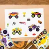 8 Adesivos de Material para Decoração de Caneca de Diário de Caderno DIY Colagem de Bicicletas Desenho Animado Legal Transfronteiriça