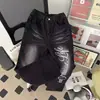 Jeans para hombre con estampado de rayo y letras, corte recto holgado, estilo American high street, pantalones acampanados versátiles y modernos de corte ceñido