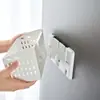 Caja de Almacenamiento Magnética Imán para Lado de Refrigerador Estante de Pared Estante de Almacenamiento para Gabinete Imán Sin Taladro Estante para Papel Film de Cocina Condimentos