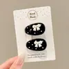 Pinza para el pelo de punto floral vintage de otoño e invierno, pinza lateral para mujer, accesorio para el pelo elegante y sofisticado, pinza para flequillo