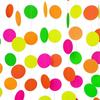 Bandeira fluorescente do aniversário Happy Birthday Paper String Party Decoration Five-point Star Round pendurado decoração bandeira Set