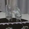 Taça Melhor Amiga Brinde DIY Presente de Casamento Presente Criativo Diamante Azul Casamento Galáxia Material Taça de Champanhe Taça Borla