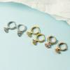 Arete Nuevo Ojo del Diablo 2021 Clip para Cartílago de Oreja Femenino Aretes de Moda Europea y Americana Primavera y Verano Comercio Exterior Transfronterizo Aretes para Hombre