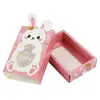 Nueva Caja de Dulces tipo Cajón de Conejito de Pascua de Amazon, Caja de Empaque con Tapa Deslizante de Huevo de Conejito 3D de Pollito