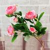 Decoración de flores artificiales de rosas, arreglo floral de flores falsas, mesa de comedor, mesa de flores, exhibición de mesa, decoración del hogar, paisajismo, ramo falso a juego