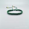Nova pulseira personalizada tecida à mão em algodão e linho estilo ins japonês e coreano Mori casual para namorados namoradas corda de mão atacado