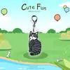 Gatinhos e Cachorros Fofos de Desenho Animado Pingente de Acrílico DIY Boneca Chaveiro de Animal Acessórios para Zíper de Bolsa Roupas