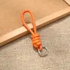 Bolsa de Corda de Couro PU Colorida Pingente Estilo Miu Simples Versátil Charme de Bolsa Chaveiro Acessório Lanyard de Celular Estilo Curto Novo
