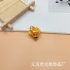 Versión coreana del punto 2.5cm hojas brotando Rosa cosido a mano cinco pequeños niños florales accesorios para el cabello zapatos y sombreros accesorios de ropa
