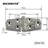Bisagra Trapezoidal de Seis Agujeros de Acero Inoxidable 316 Bisagra para Escotilla de Barco Bisagra Bisagra Bisagra para Lancha Rápida Bisagra Plegable para RV